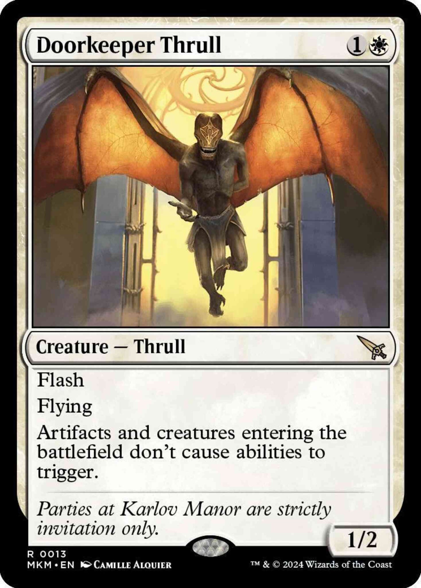 Doorkeeper Thrull [13] [Murders at Karlov Manor] [Non-Foil]