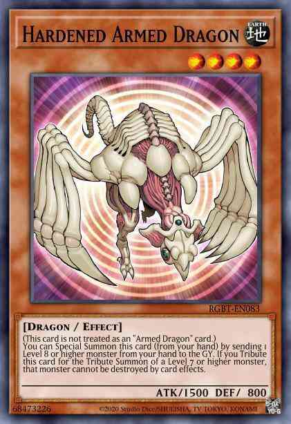 Hardened Armed Dragon - RGBT-EN083 - Secret Rare - Unlimited