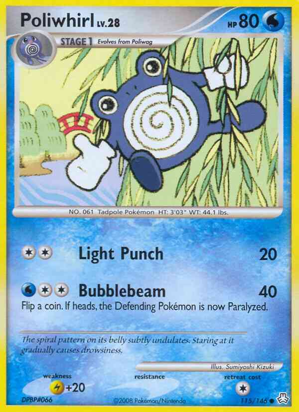 Poliwhirl - 115/146 - Common [dp6-115] [Non-Holo]