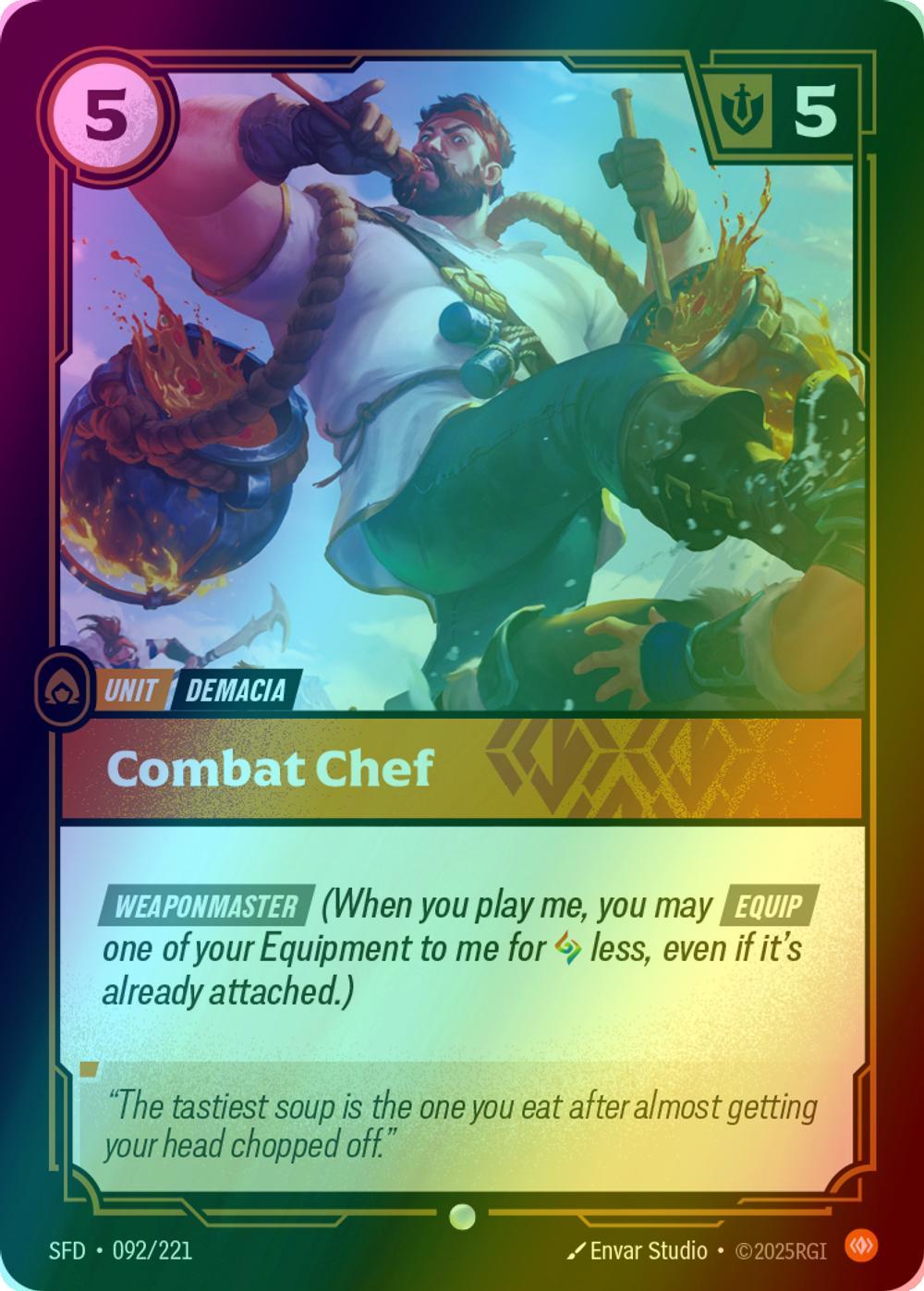 Combat Chef - 092/221 [Spiritforged] [Foil]