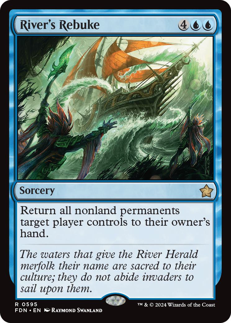 River's Rebuke [595] [Foundations] [Non-Foil]