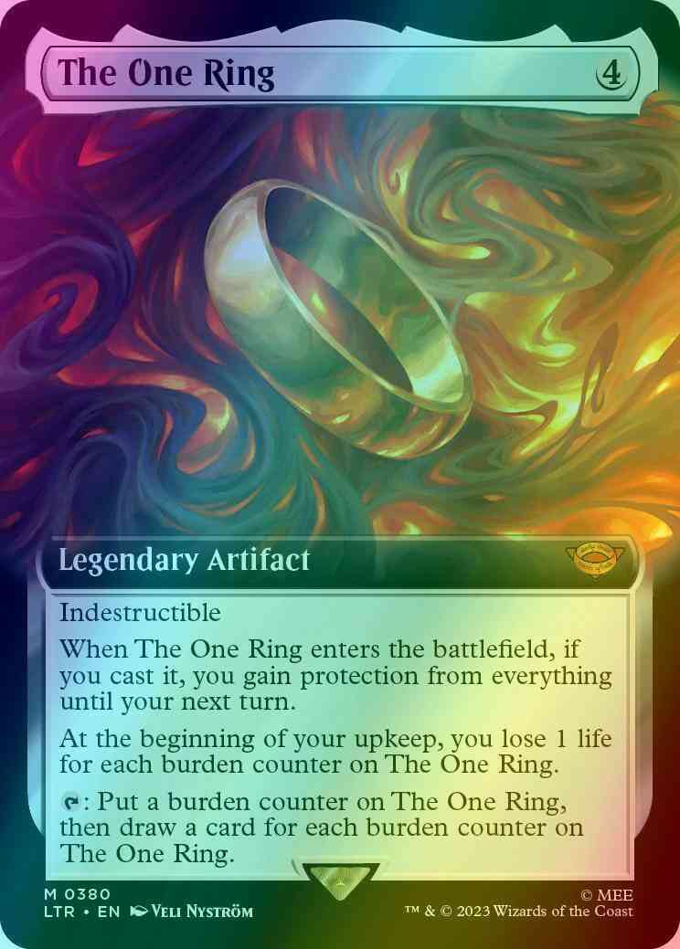 The One Ring [380] [Extended Art] [The Lord of the Rings: Tales of Middle-earth] [Foil]