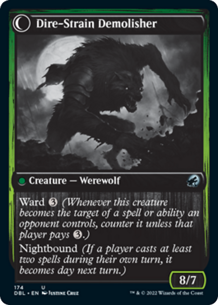 Burly Breaker // Dire-Strain Demolisher [174] [Innistrad: Double Feature] [Non-Foil]