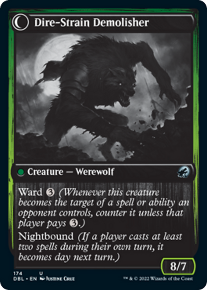 Burly Breaker // Dire-Strain Demolisher [174] [Innistrad: Double Feature] [Non-Foil]