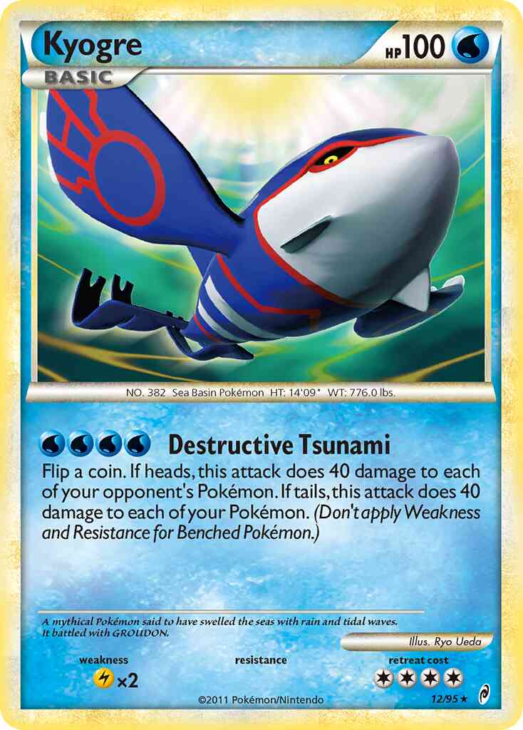 Kyogre - 12/95 - Rare Holo [col1-12] [Holo]
