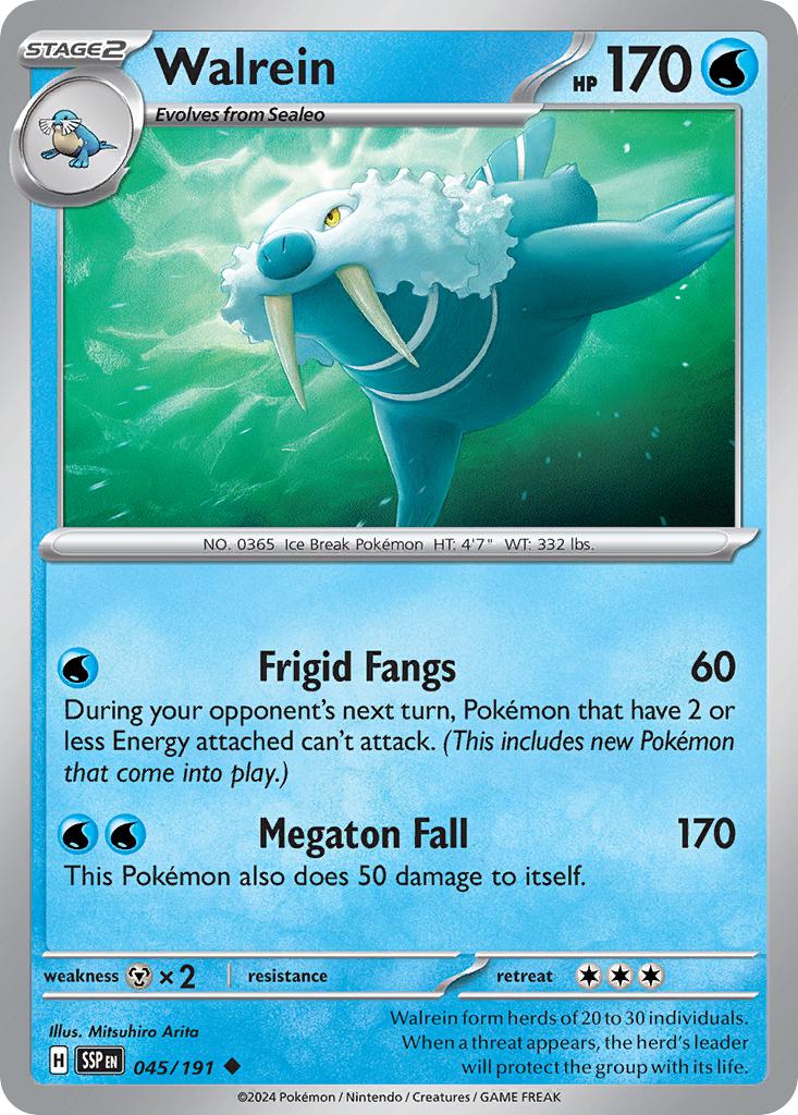 Walrein - 045/191 - Uncommon [sv08-045] [Non-Holo]