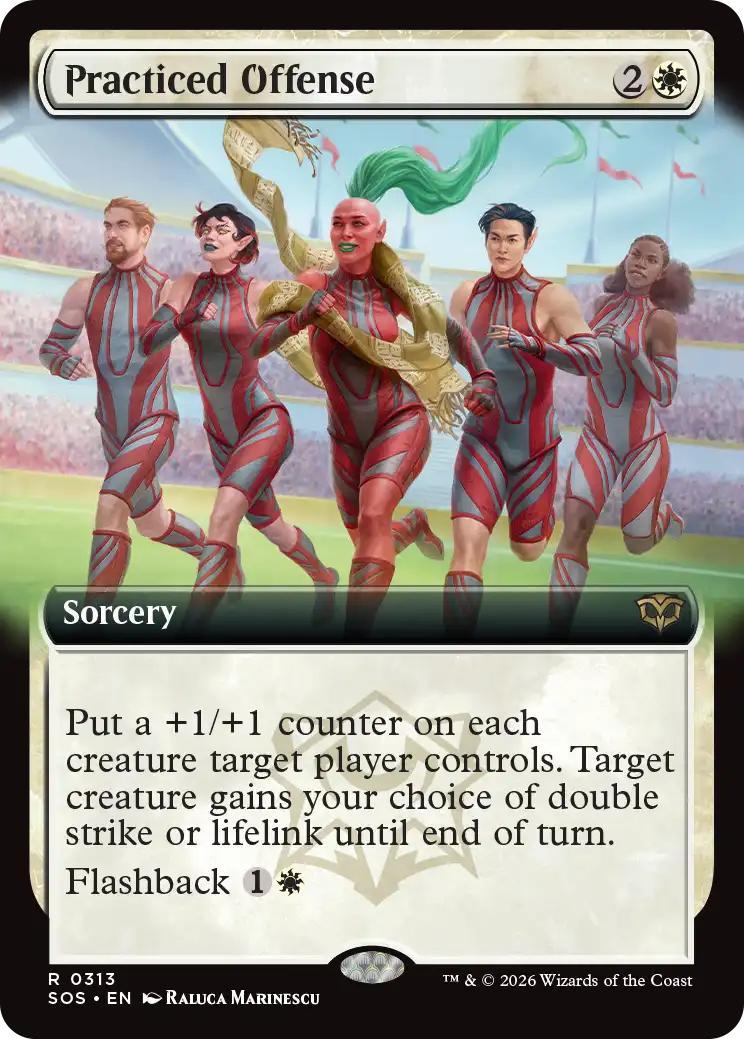 Practiced Offense [313] [Extended Art] [Secrets of Strixhaven] [Non-Foil]