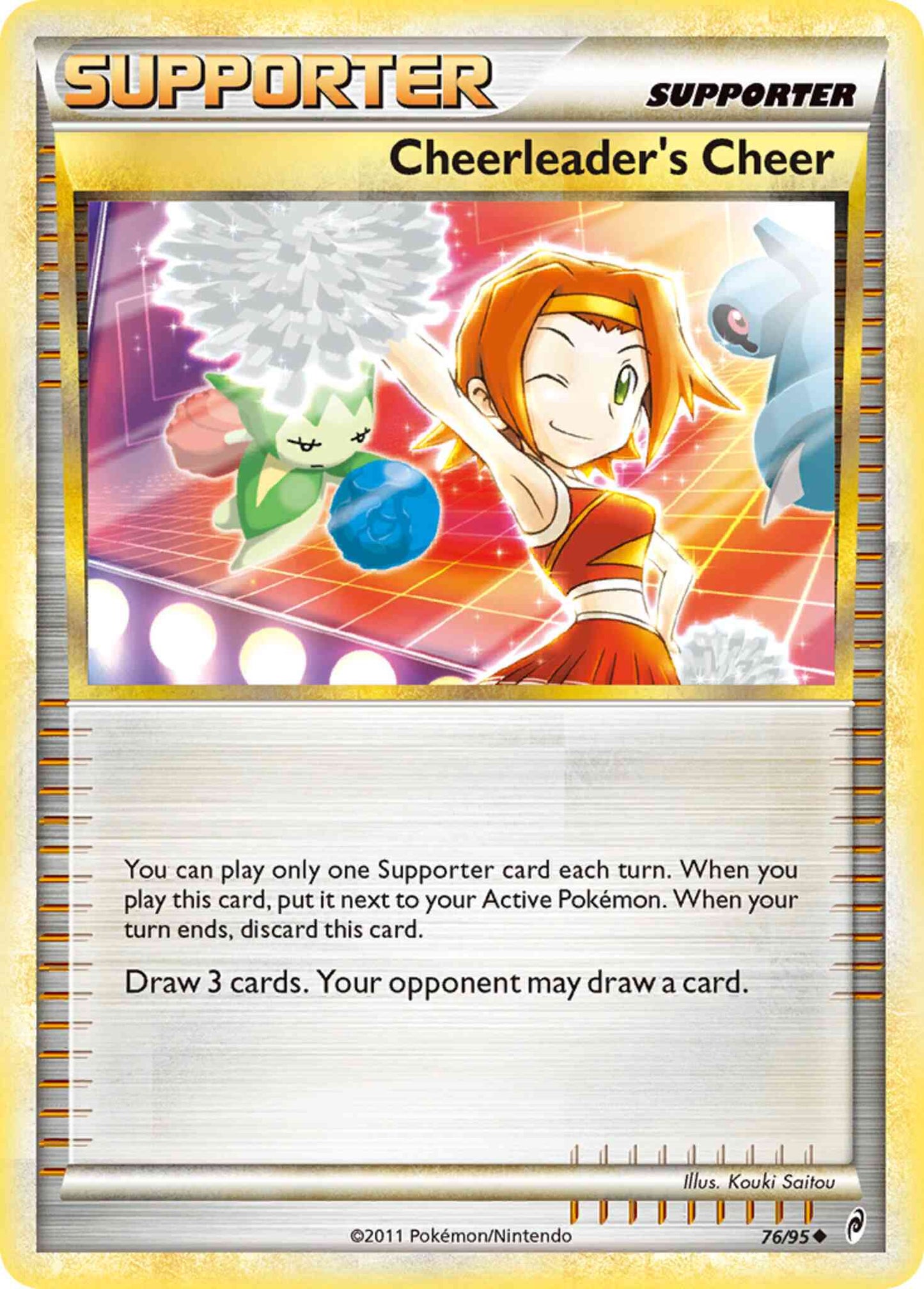 Cheerleader's Cheer - 76/95 - Uncommon [col1-76] [Reverse Holo]