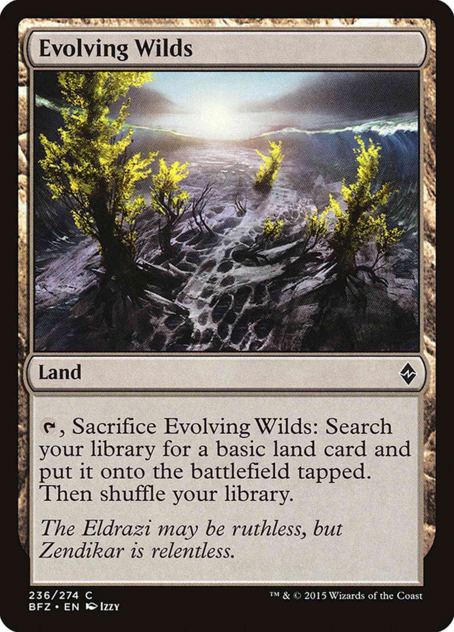 Evolving Wilds [236] [Battle for Zendikar] [Non-Foil]