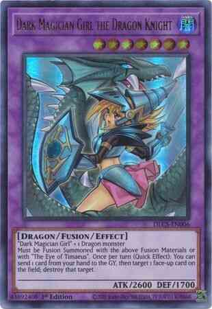 Dark Magician Girl the Dragon Knight (Purple) (Alternate Art) - DLCS-EN006 - Ultra Rare - 1st Edition