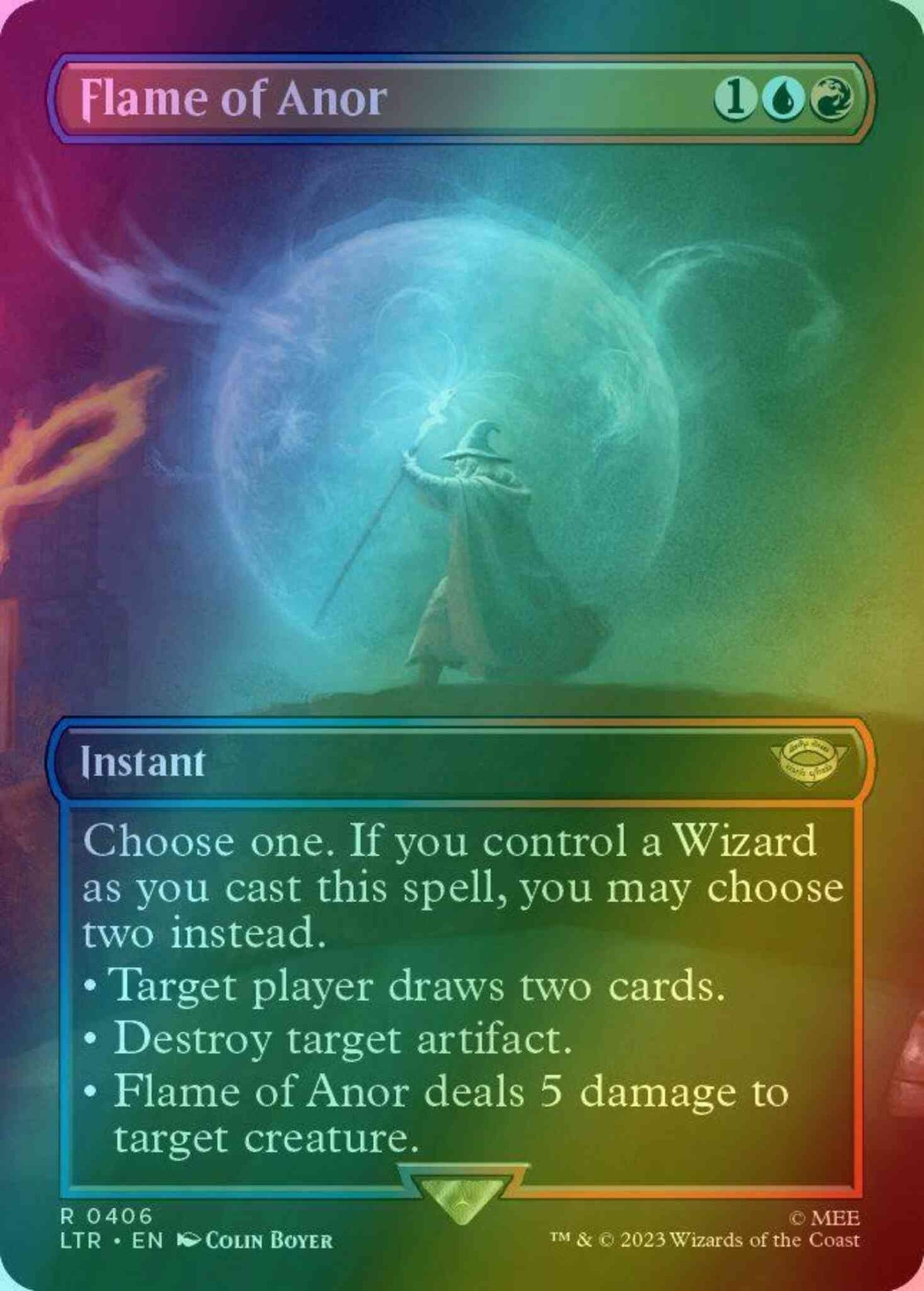 Flame of Anor [406] [Borderless] [The Lord of the Rings: Tales of Middle-earth] [Foil]