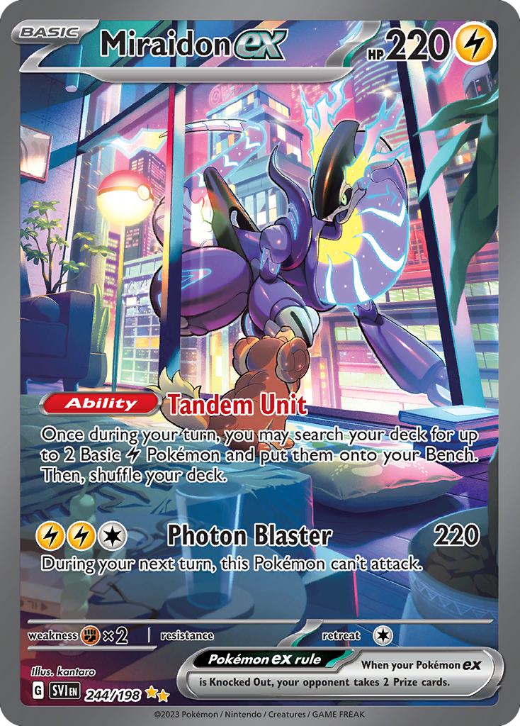 Miraidon ex - 244/198 - Special Illustration Rare [sv01-244] [Ultra]