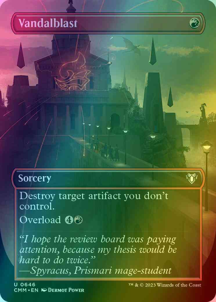 Vandalblast [646] [Borderless] [Commander Masters] [Foil]