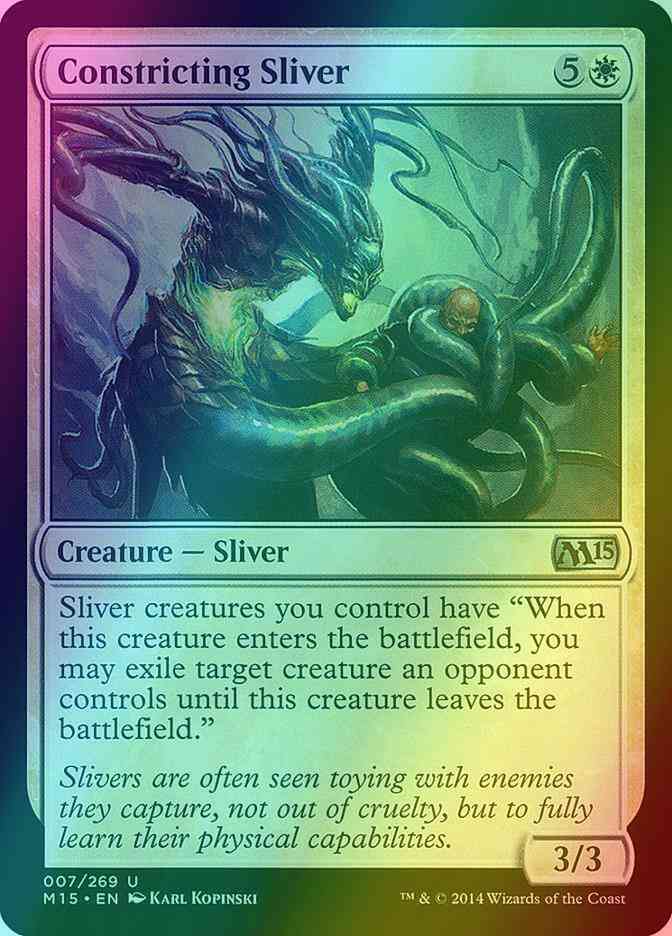 Constricting Sliver [7] [Magic 2015] [Foil]