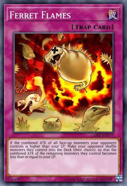 Ferret Flames - CORE-EN077 - Common - 1st Edition