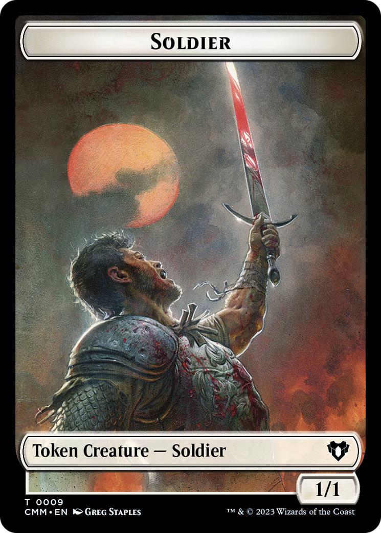 Kor Soldier Token (08) // Soldier Token (09) [Commander Masters: Tokens] [Non-Foil]