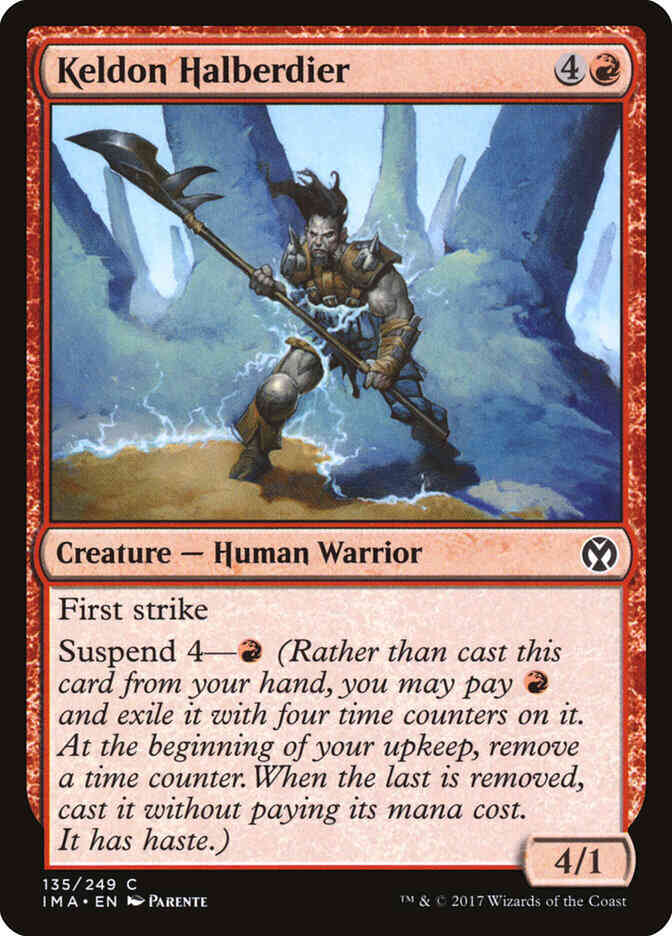 Keldon Halberdier [135] [Iconic Masters] [Non-Foil]