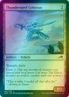 Thundersteel Colossus [261] [Kamigawa: Neon Dynasty] [Foil]