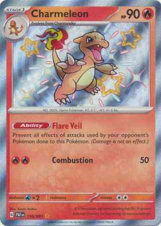 Charmeleon - 110/091 - Shiny Rare [sv045-110] [Secret]