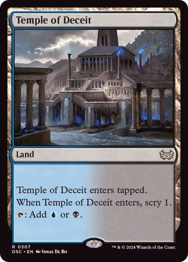 Temple of Deceit [307] [Duskmourn: House of Horror: Commander] [Non-Foil]