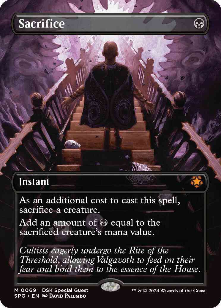 Sacrifice [69] [Borderless] [Special Guests] [Foil]
