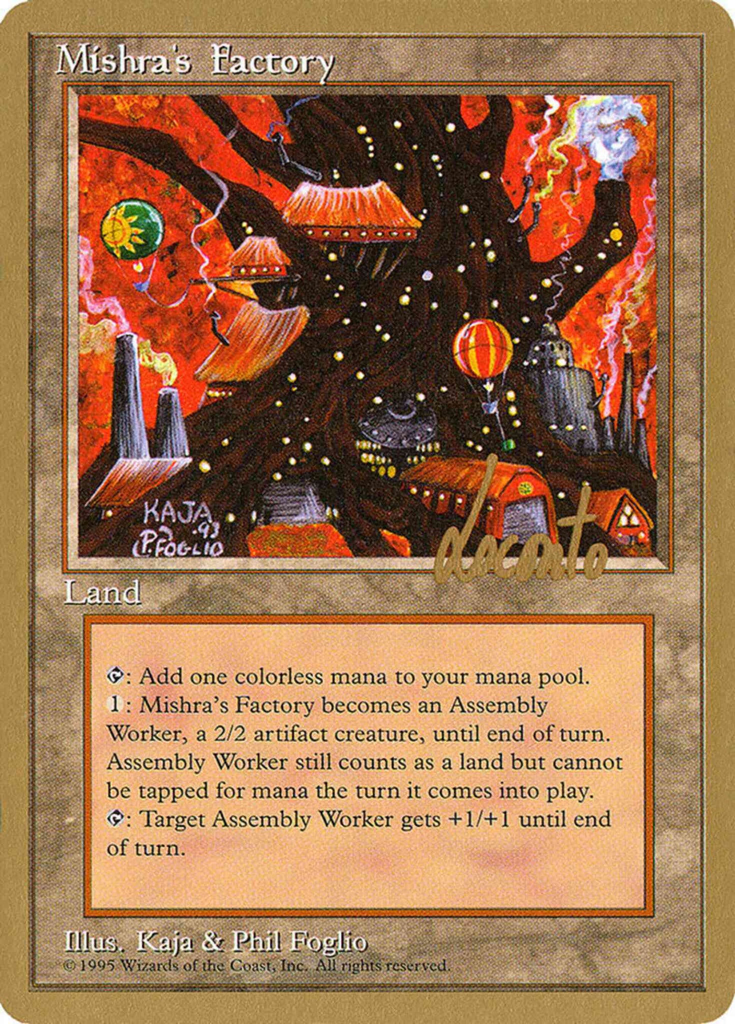 Mishra's Factory [ml361] [Michael Locanto] [Pro Tour Collector Set] [Non-Foil]