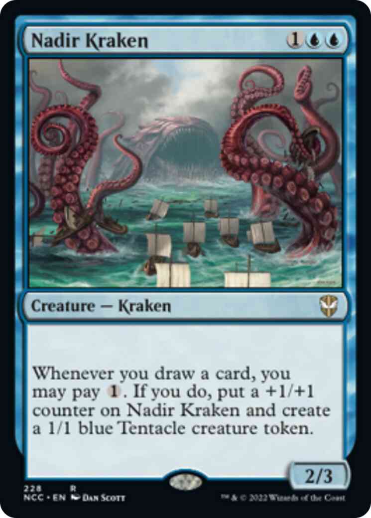 Nadir Kraken [228] [Streets of New Capenna: Commander] [Non-Foil]