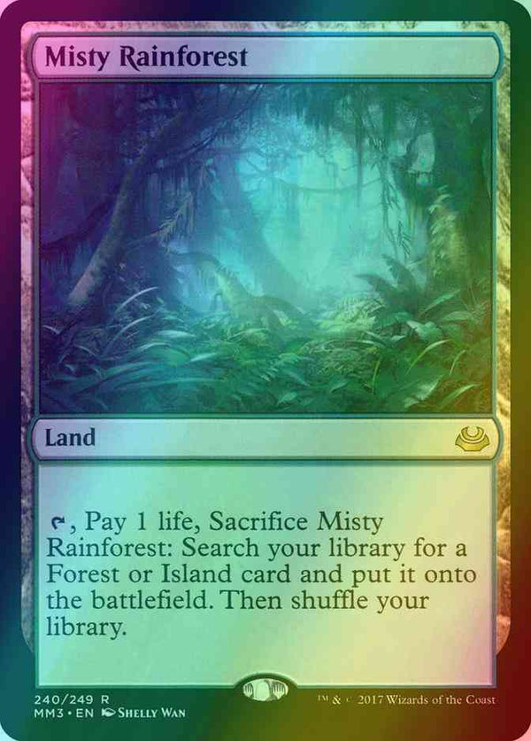 Misty Rainforest [240] [Modern Masters 2017] [Foil]