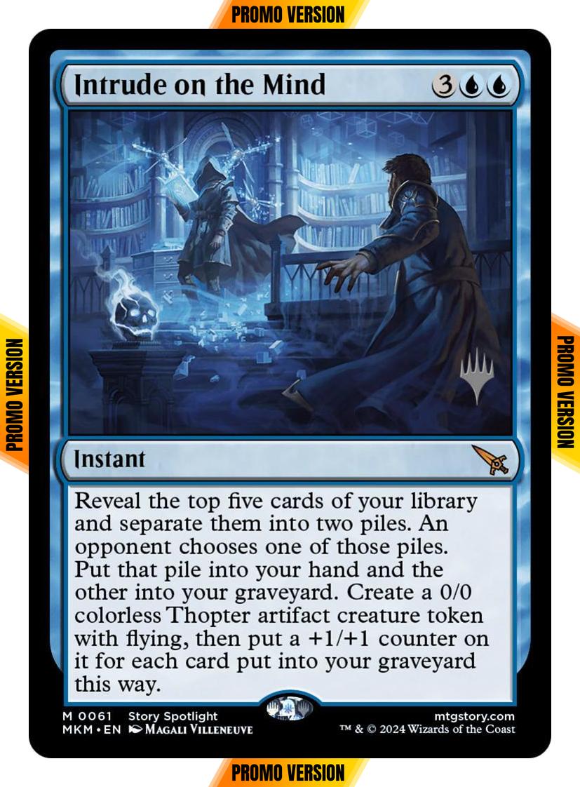 Intrude on the Mind [61p] [Promo Pack] [Murders at Karlov Manor: Promos] [Non-Foil]