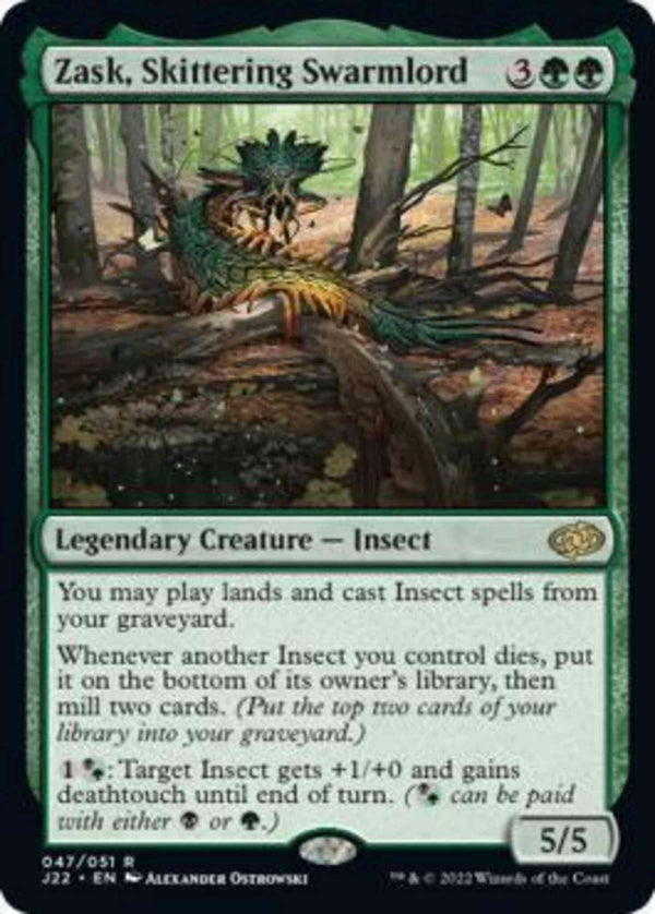 Zask, Skittering Swarmlord [47] [Jumpstart 2022] [Non-Foil]
