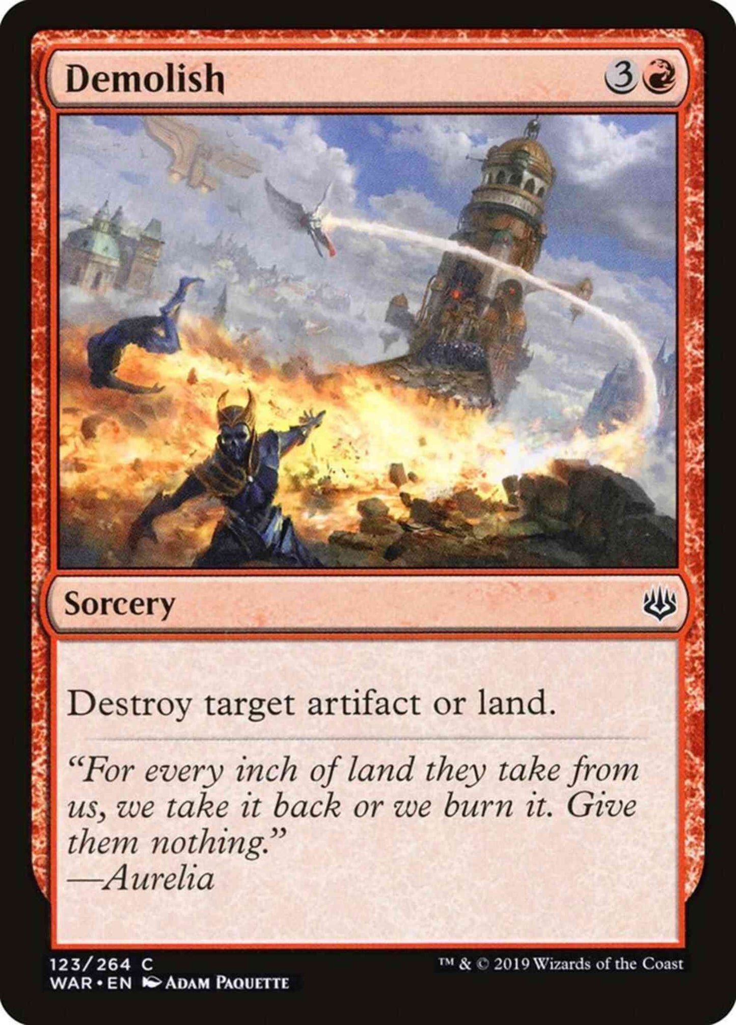 Demolish [123] [War of the Spark] [Non-Foil]
