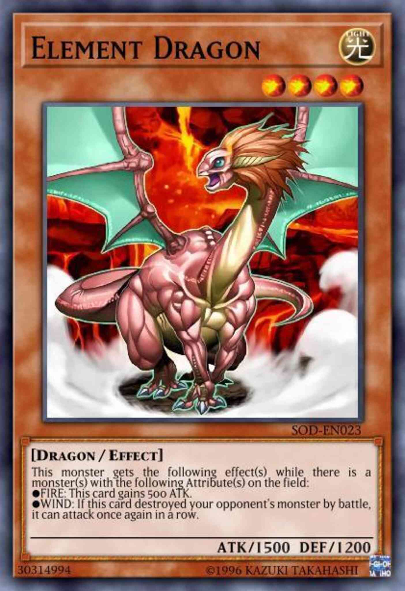 Element Dragon - SOD-EN023 - Common - 1st Edition