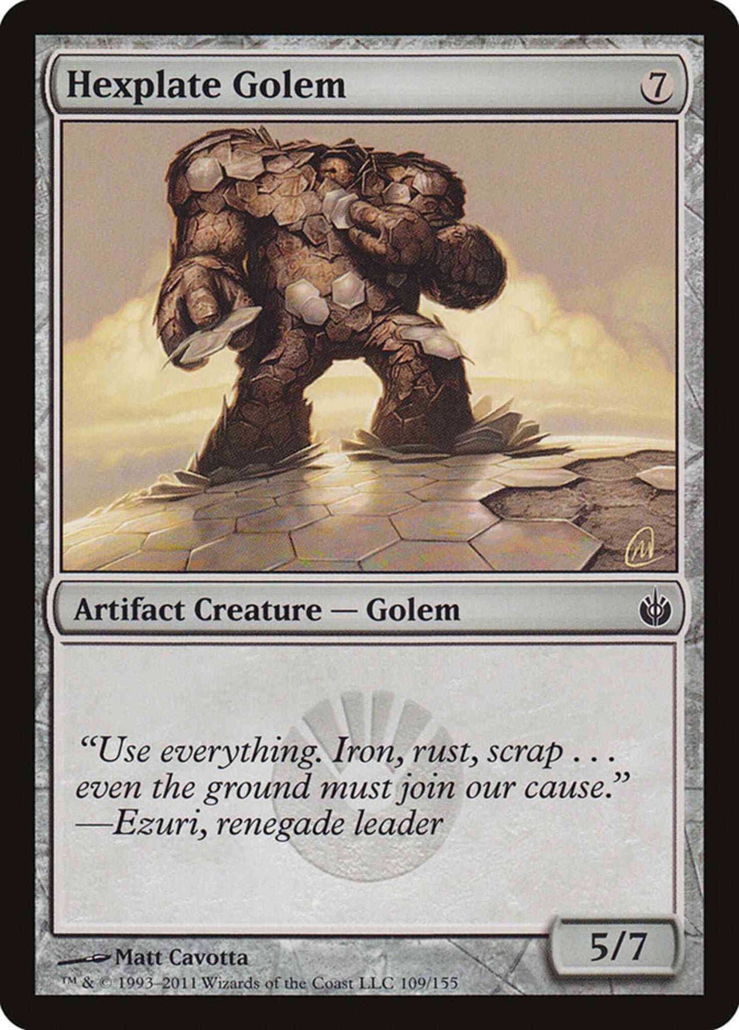 Hexplate Golem [109] [Mirrodin Besieged] [Non-Foil]