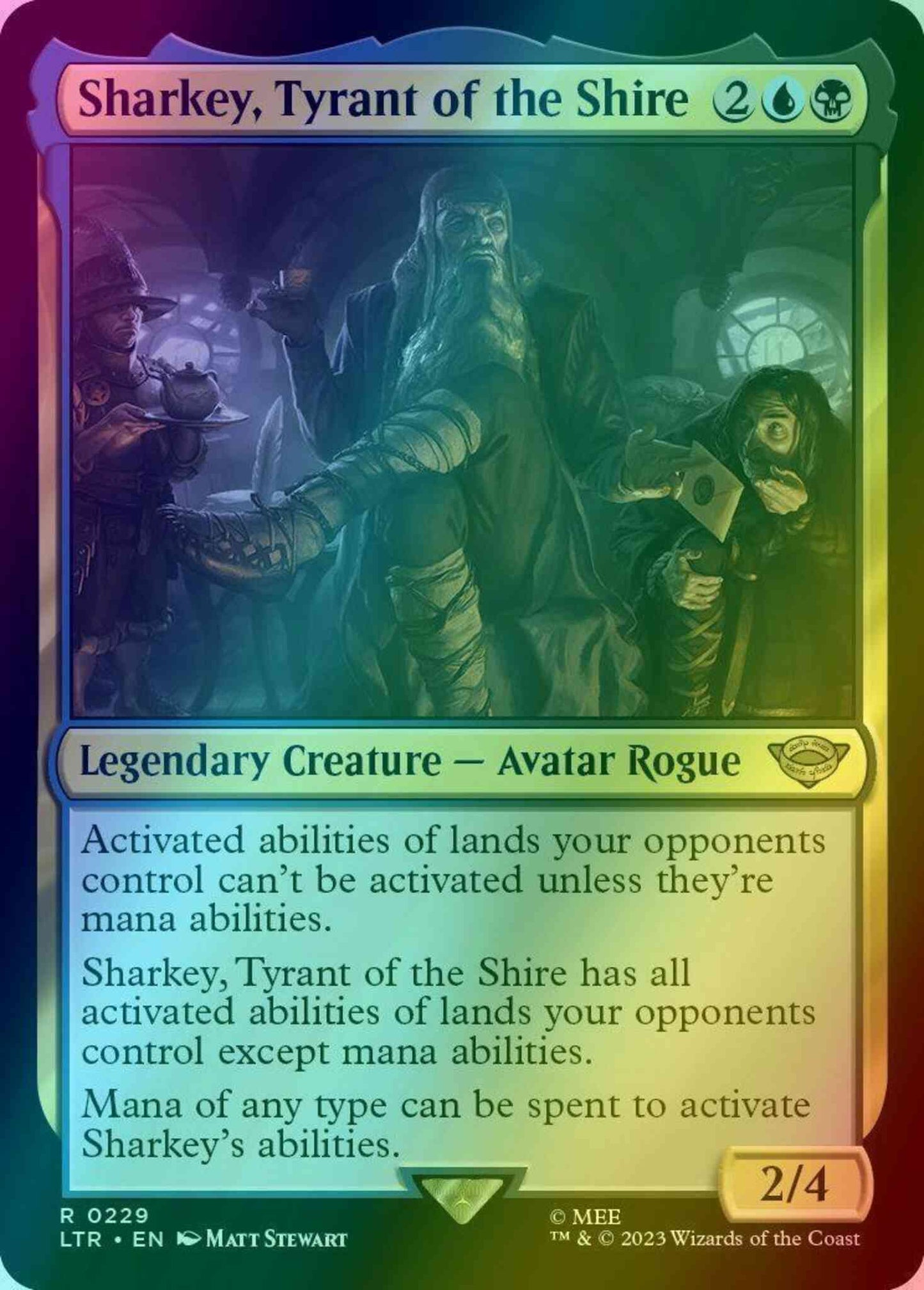 Sharkey, Tyrant of the Shire [229] [The Lord of the Rings: Tales of Middle-earth] [Foil]