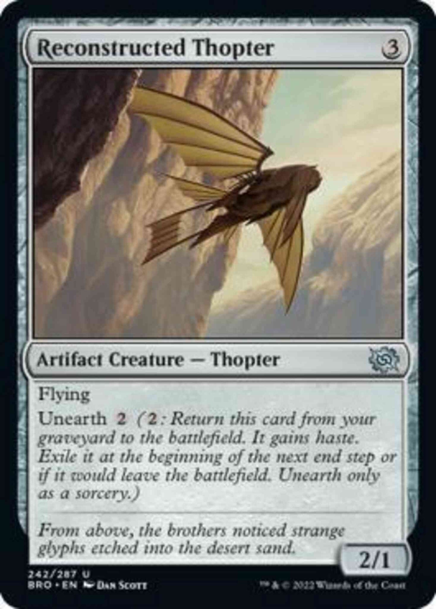 Reconstructed Thopter [242] [The Brothers' War] [Non-Foil]