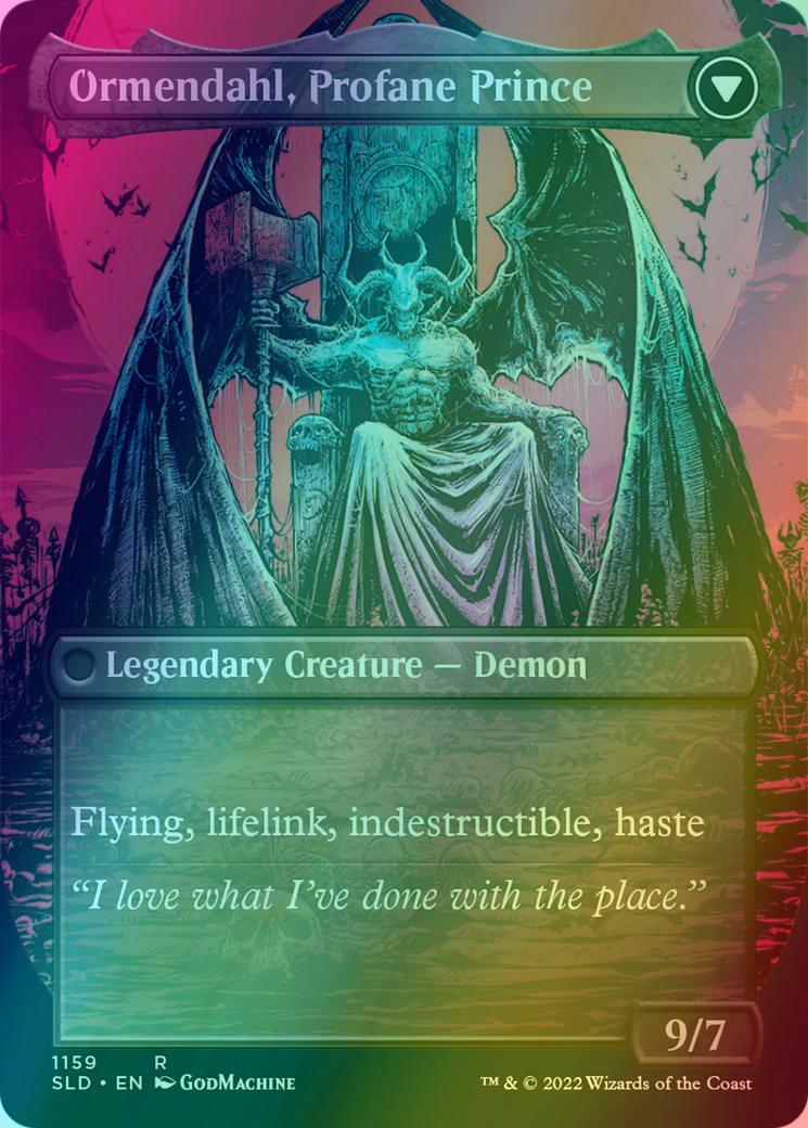 Westvale Abbey // Ormendahl, Profane Prince [1159] [Borderless] [From Cute to Brute] [Secret Lair Drop] [Foil]