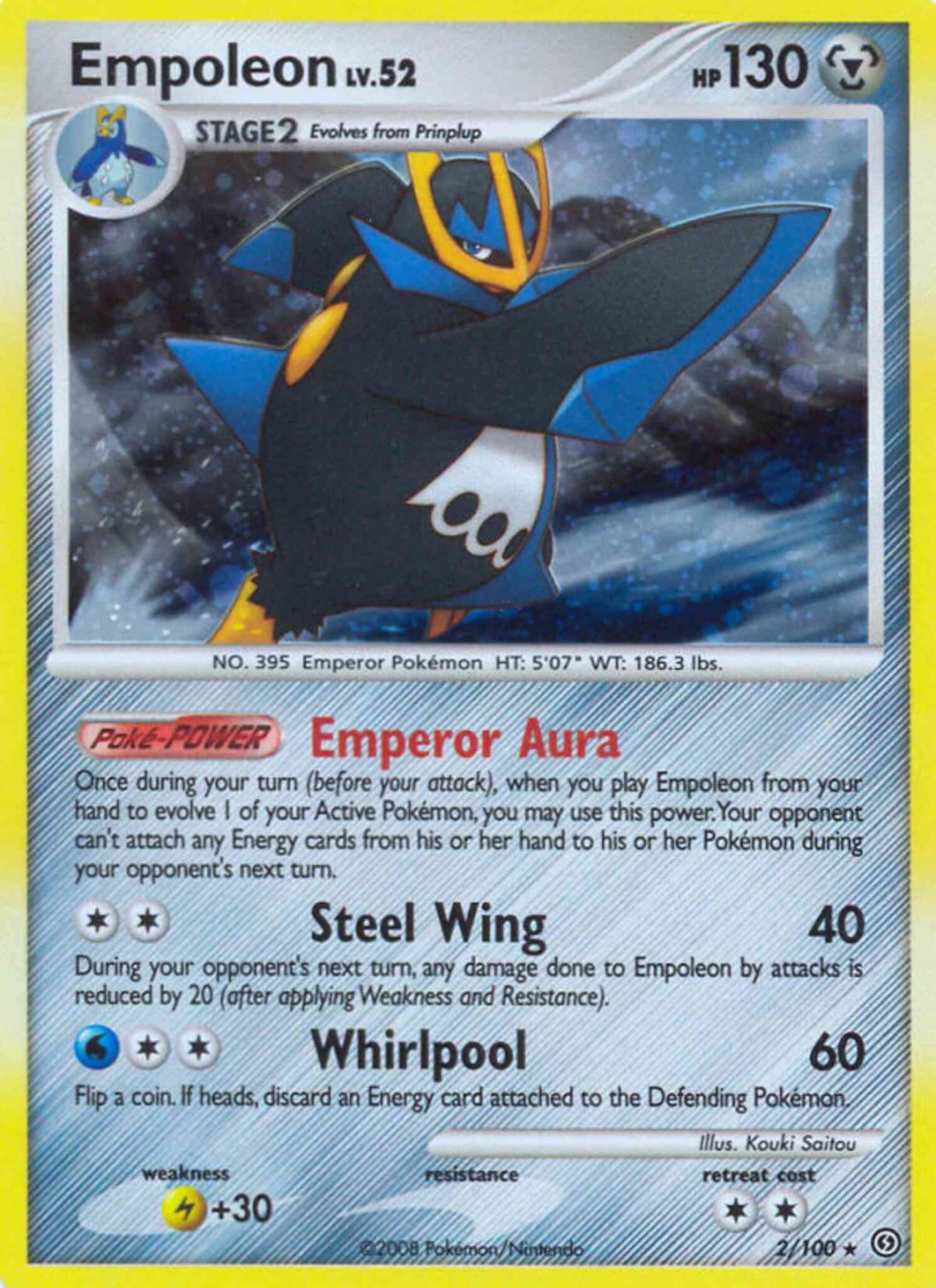 Empoleon - 2/100 - Rare Holo [dp7-2] [Reverse Holo]