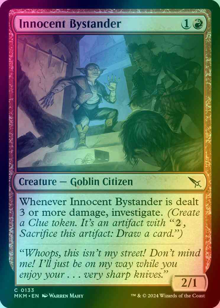 Innocent Bystander [133] [Murders at Karlov Manor] [Foil]