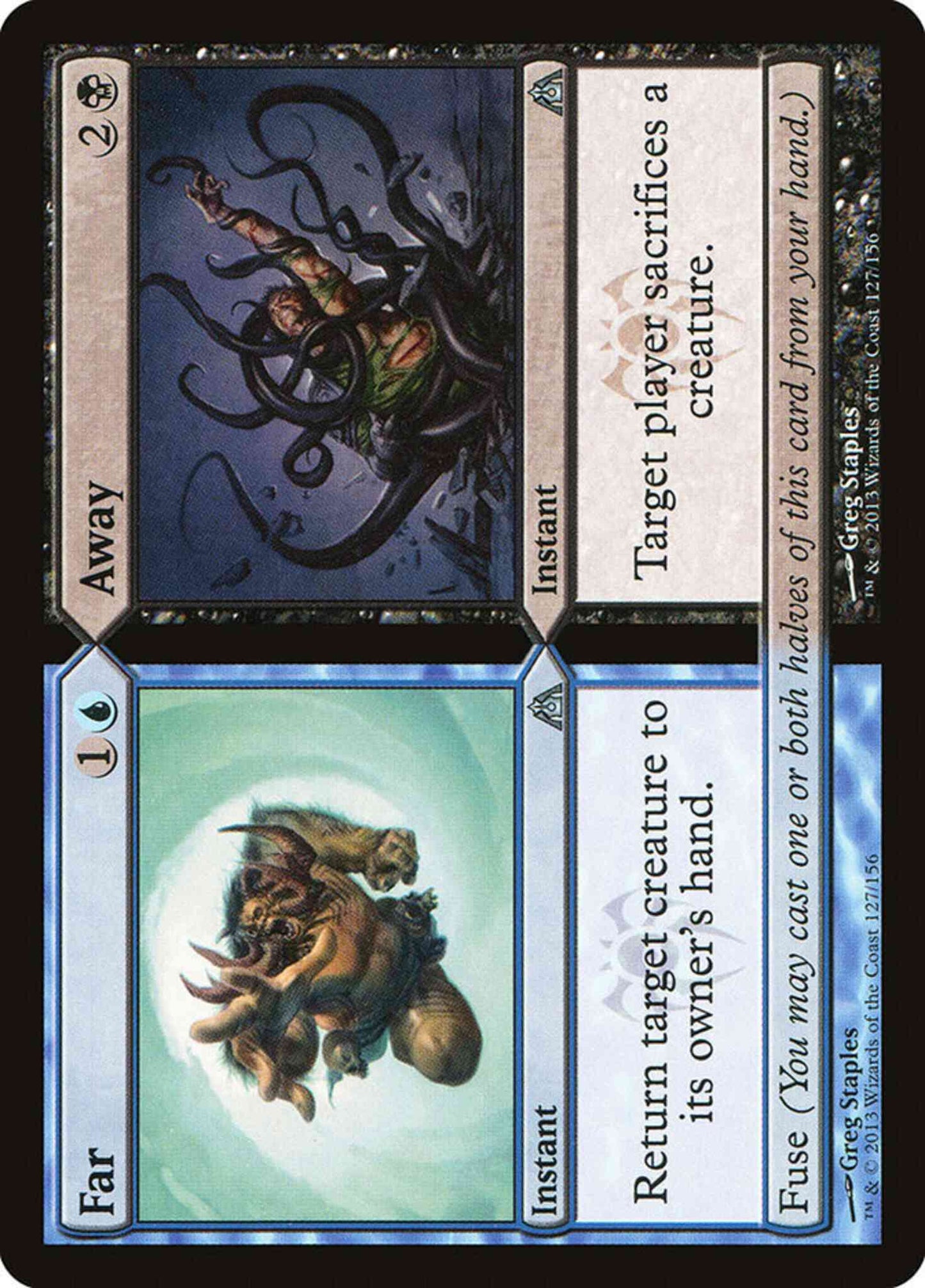 Far // Away [127] [Dragon's Maze] [Non-Foil]