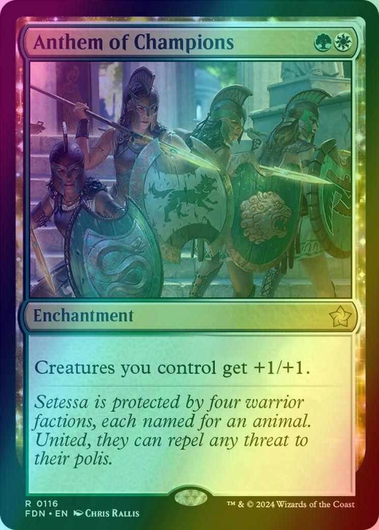 Anthem of Champions [116] [Foundations] [Foil]