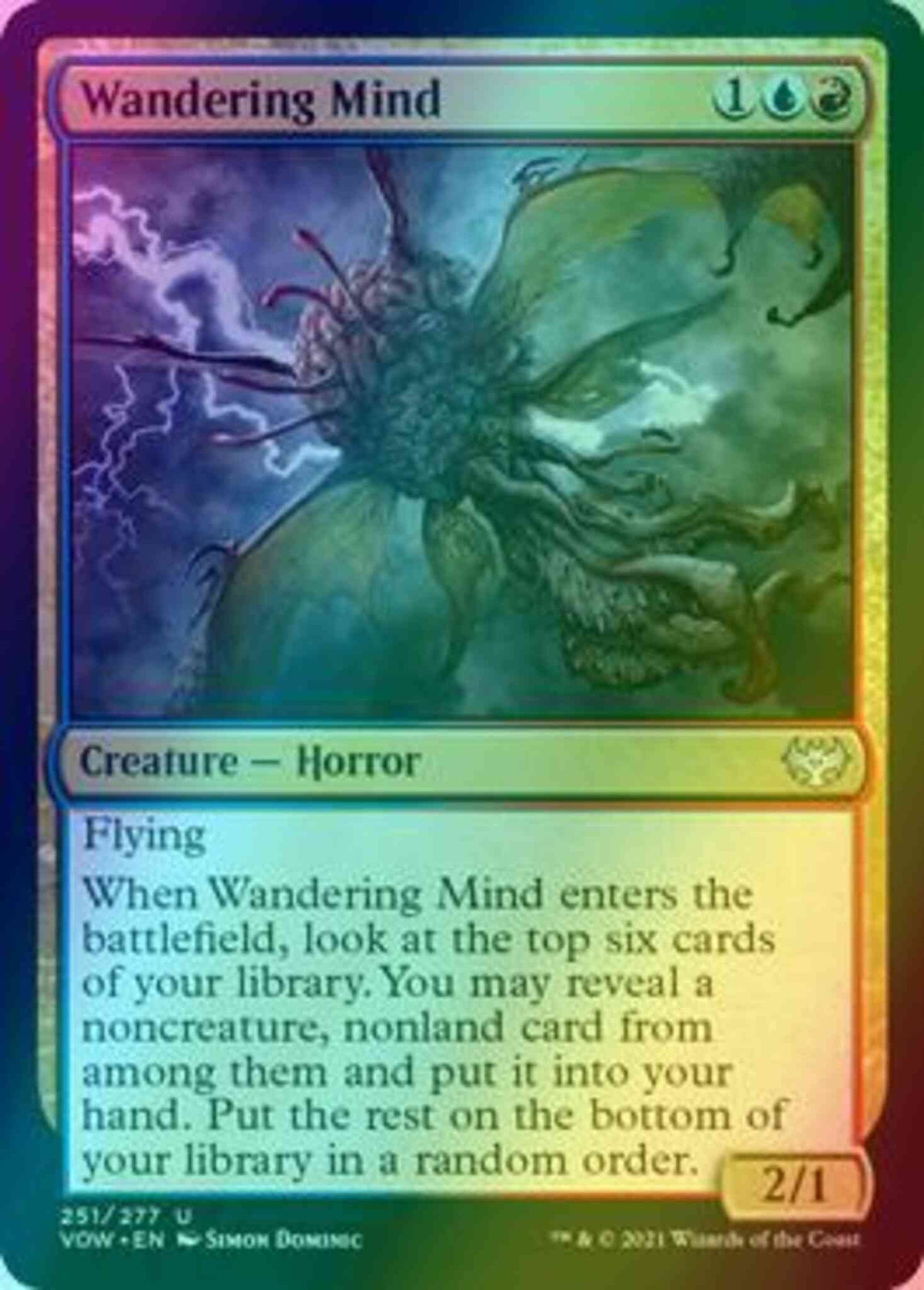 Wandering Mind [251] [Innistrad: Crimson Vow] [Foil]
