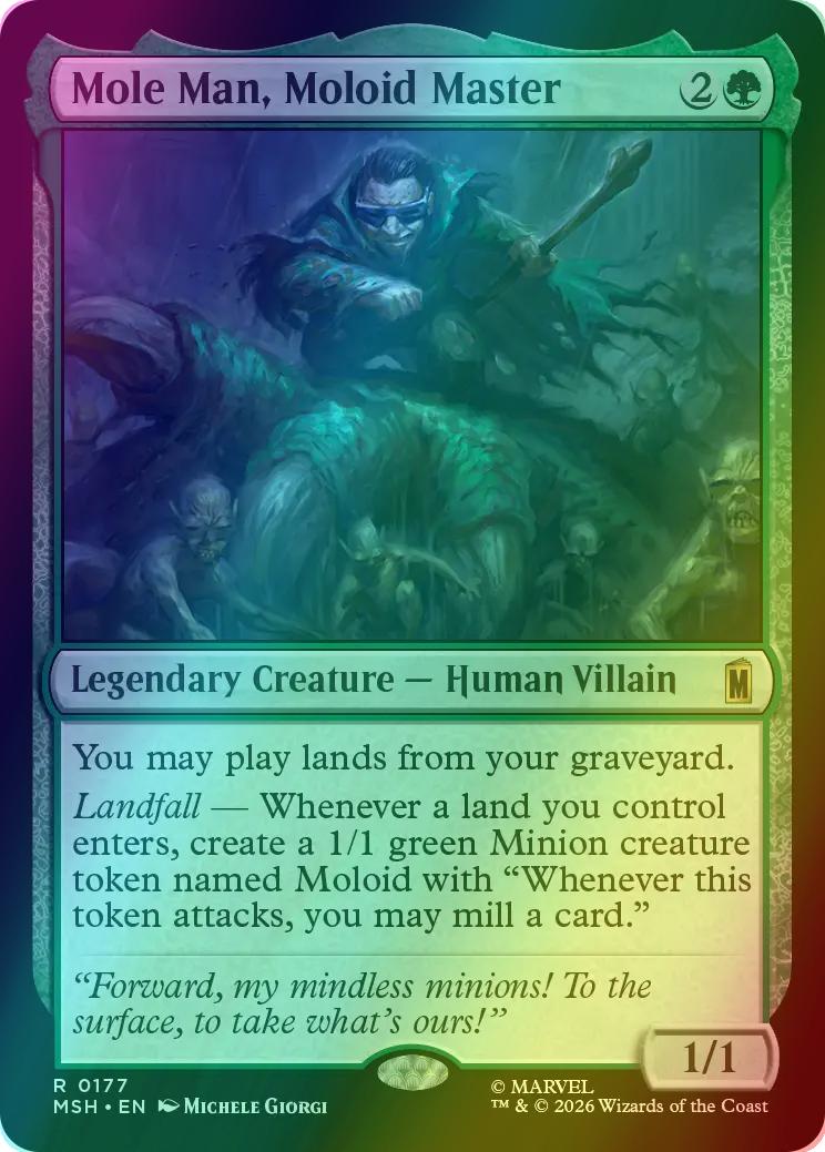 Mole Man, Moloid Master [177] [Marvel Super Heroes] [Foil]