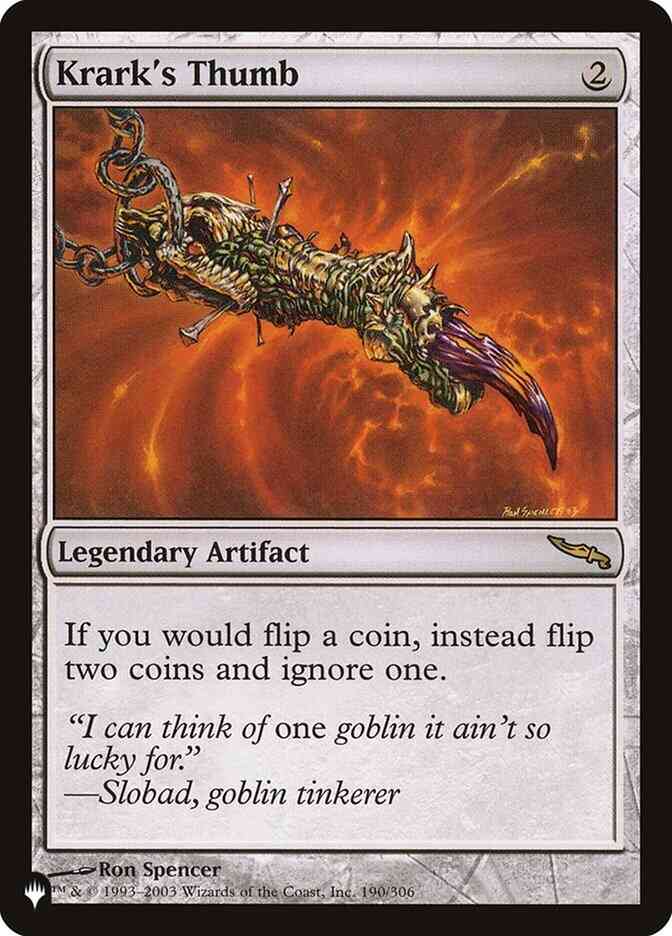 Krark's Thumb [MRD-190] [The List] [Non-Foil]