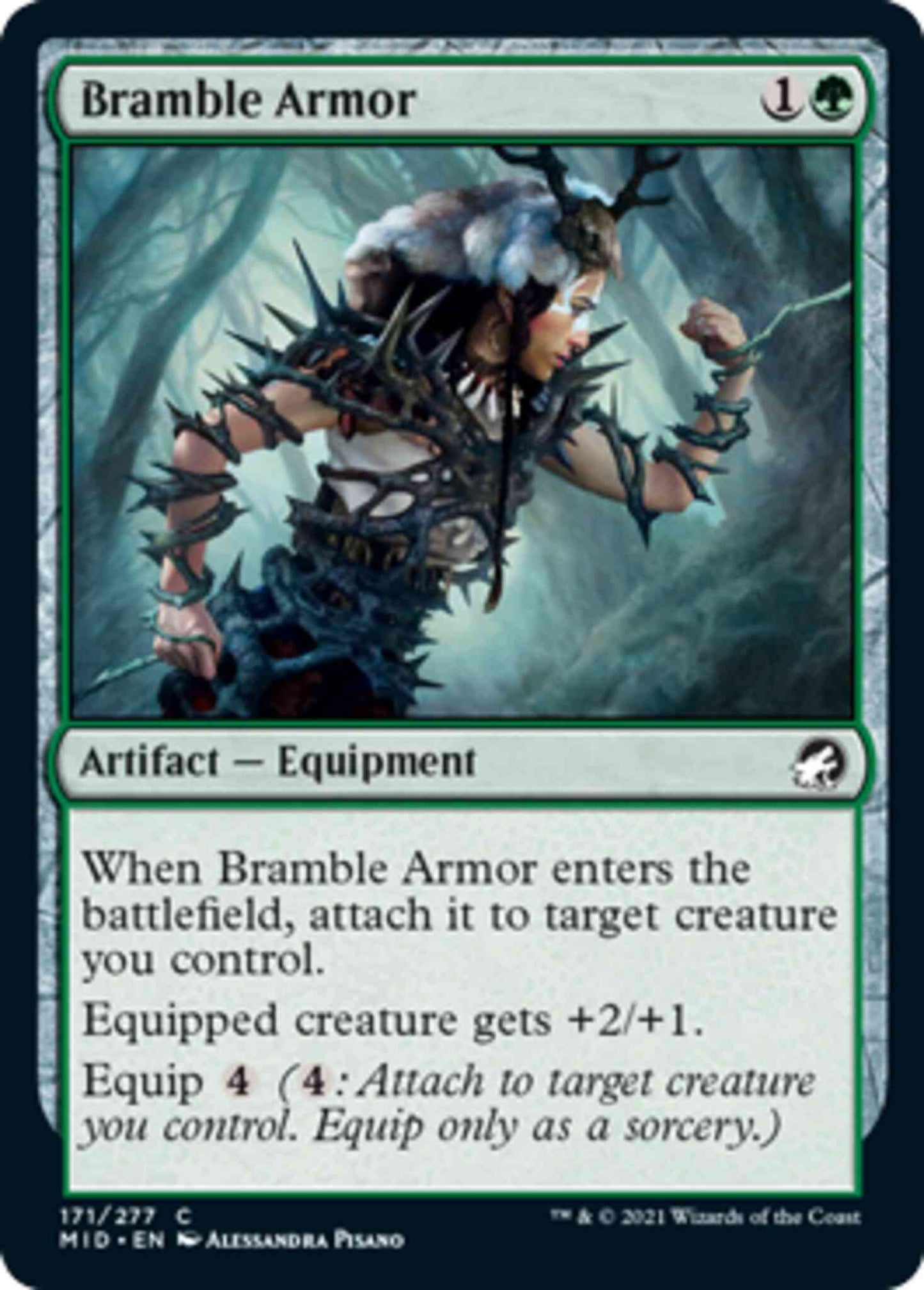 Bramble Armor [171] [Innistrad: Midnight Hunt] [Non-Foil]