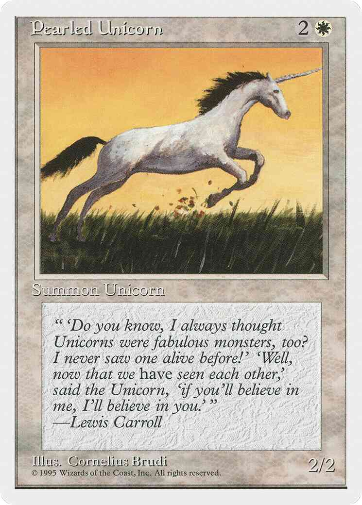 Pearled Unicorn [39] [Fourth Edition] [Non-Foil]