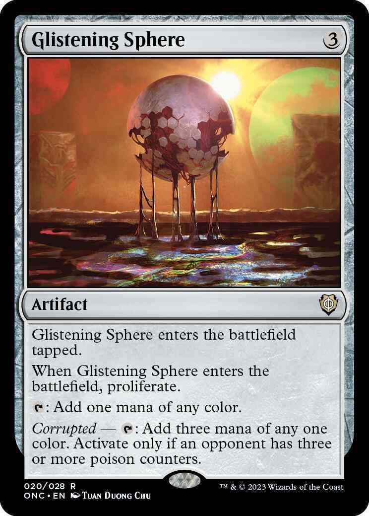 Glistening Sphere [20] [Phyrexia: All Will Be One: Commander] [Non-Foil]