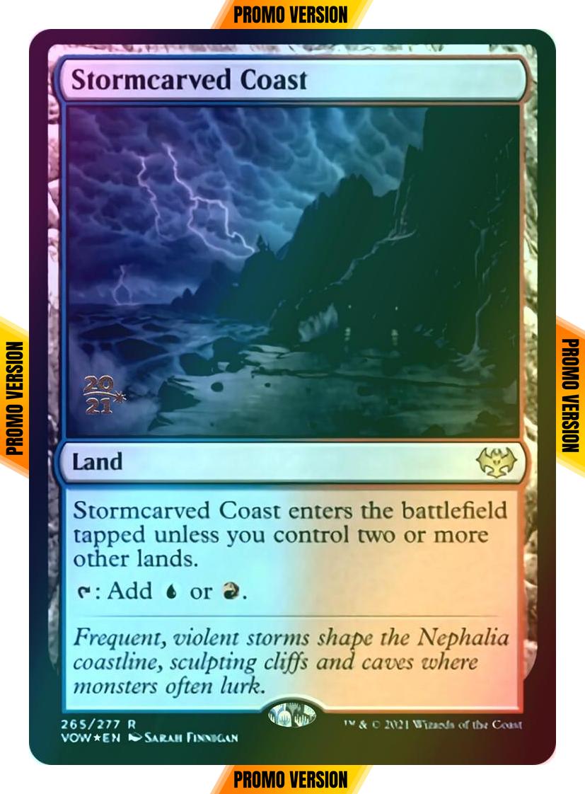 Stormcarved Coast [Prerelease] [265s] [Innistrad: Crimson Vow: Promos] [Foil]