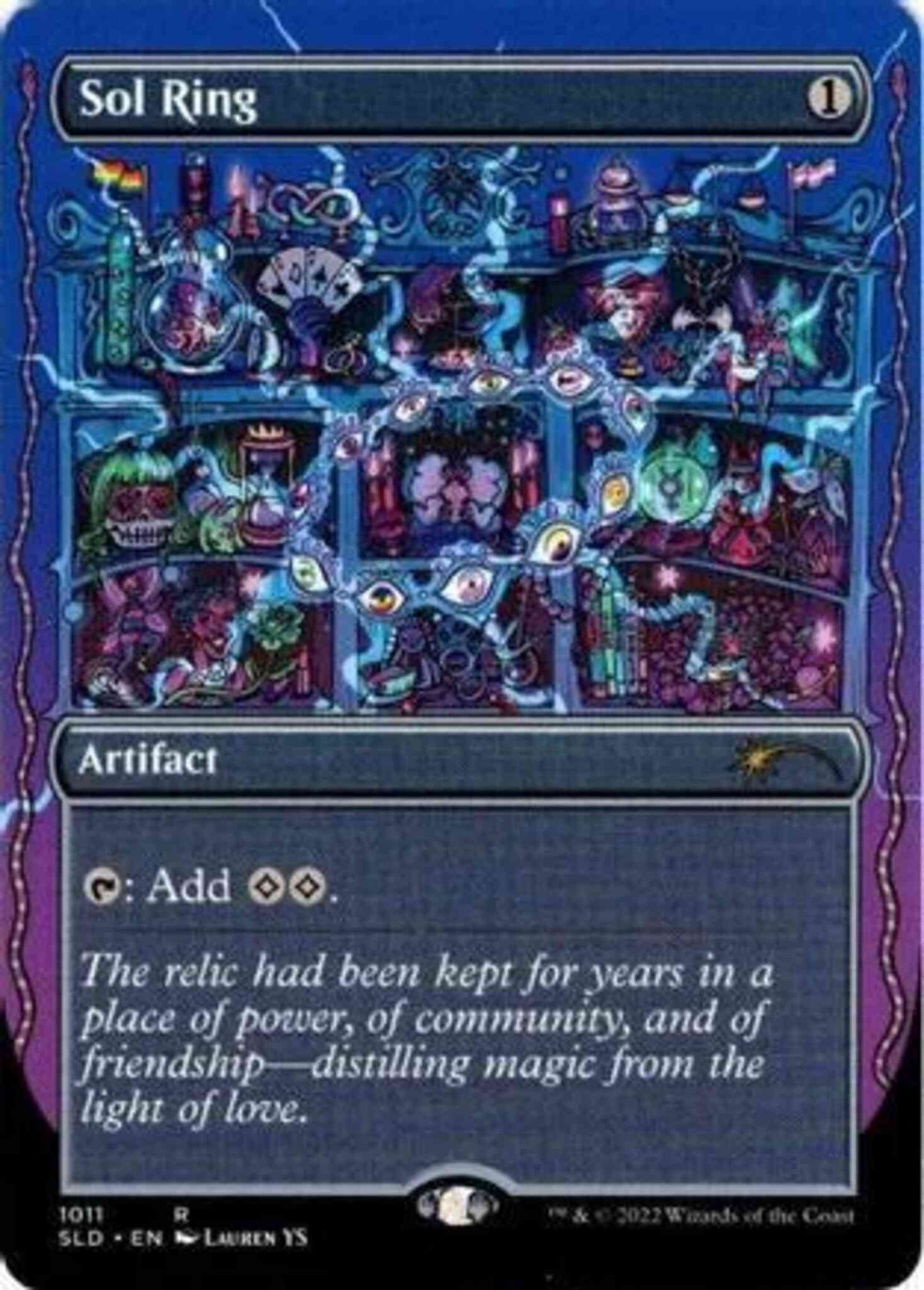 Sol Ring [1011] [Borderless] [Pride Across the Multiverse] [Secret Lair Drop] [Non-Foil]