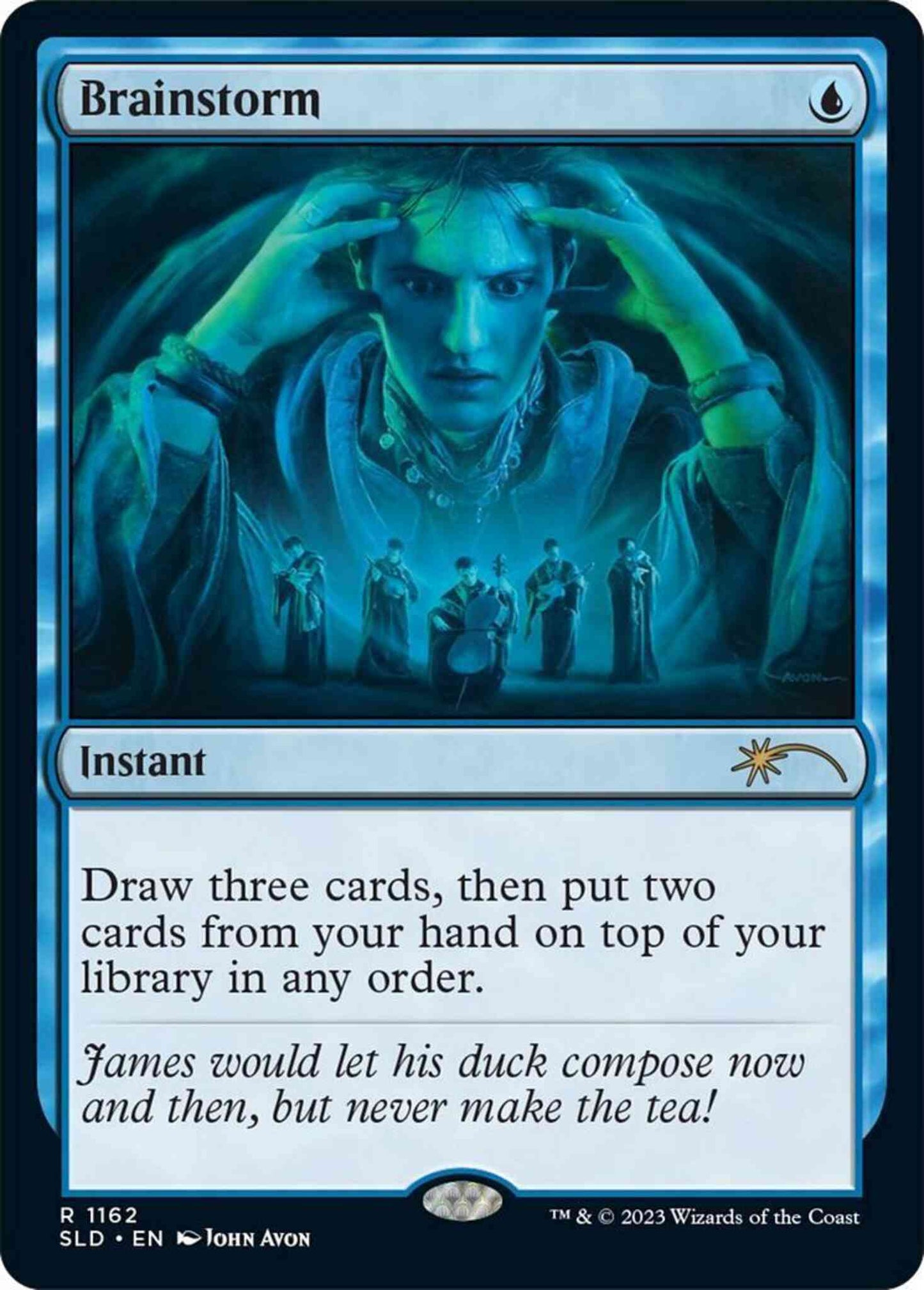 Brainstorm [1162] [John Avon] [Secret Lair Drop] [Non-Foil]