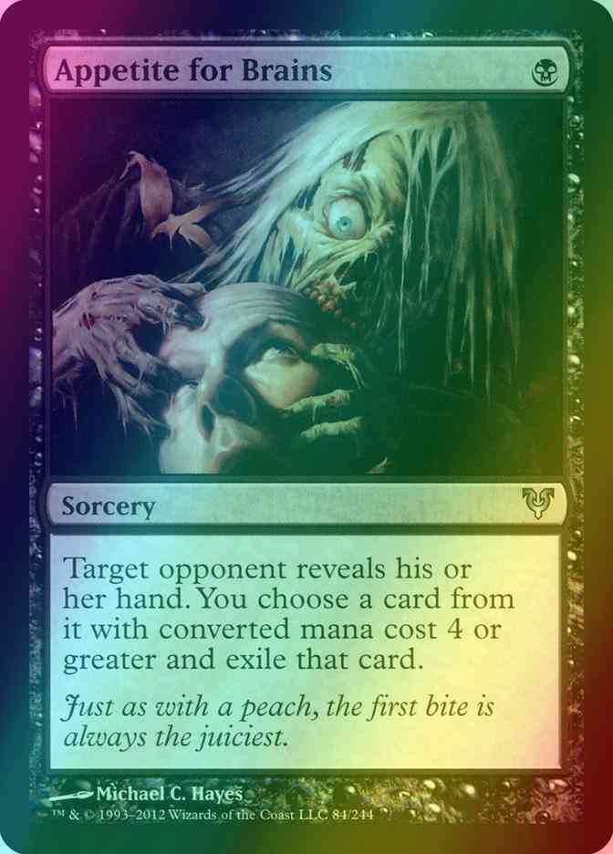 Appetite for Brains [84] [Avacyn Restored] [Foil]